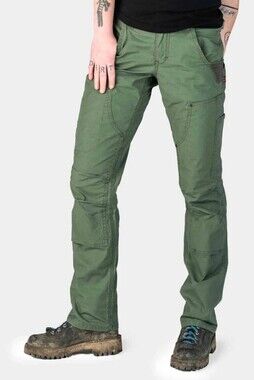 Dovetail Workwear Britt X Ultra Light Pants Womens Size 24x36 Green Ripstop NEW